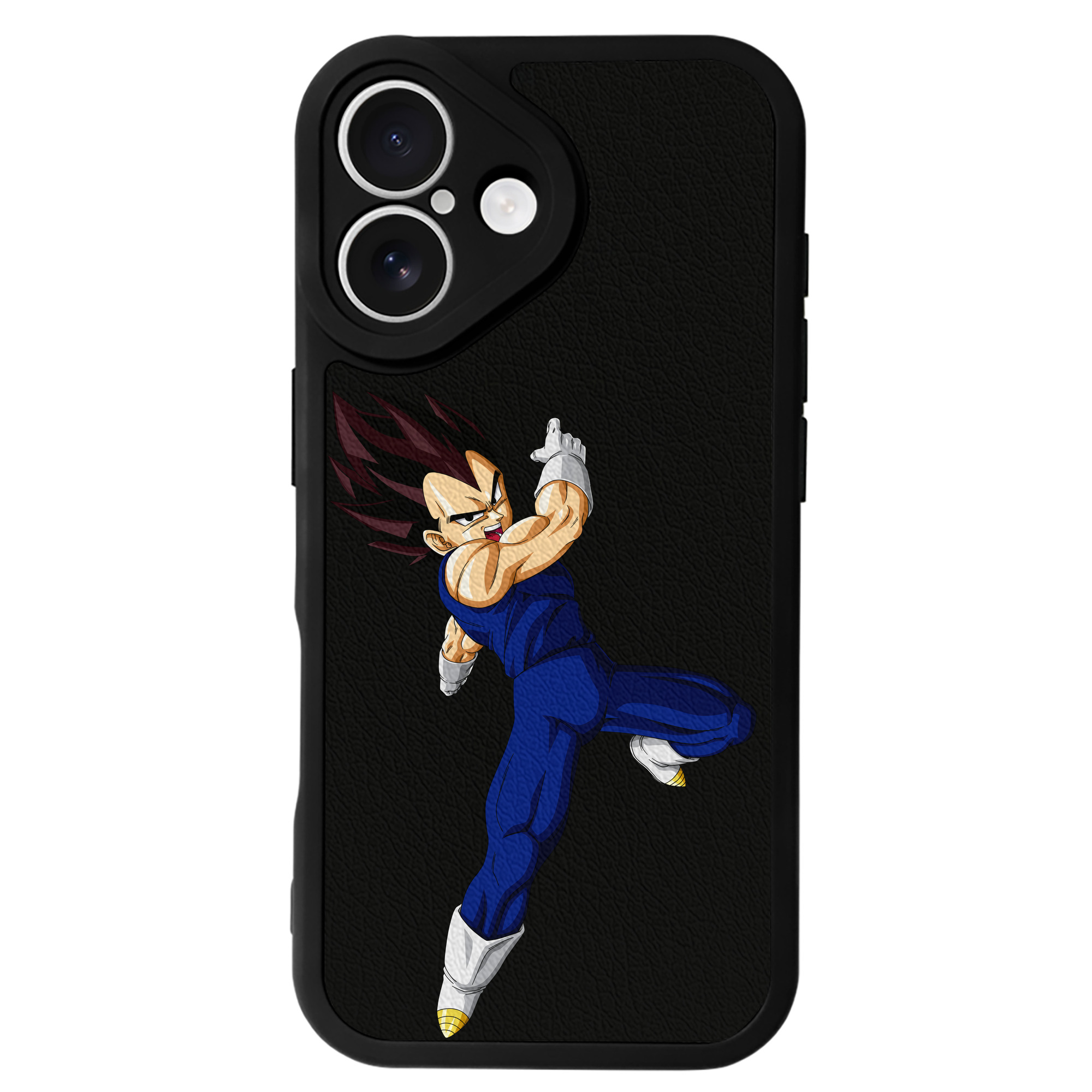 （画像用） ドラゴンボール ベジータ四世（Bejīta Yonsei）DRAGON BALL Vegeta IV 【iPhone 16シリーズ対応】シリコンスマホケース（レザー調） 材質：シリコン